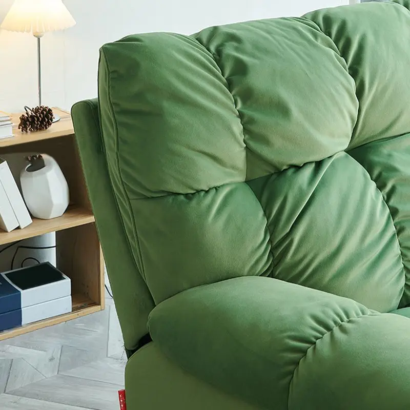 2024 وصول جديد رائجة البيع مادة النسيج المخملية خمر قطب الروك كرسي كهربائي واحد كرسي غرفة المعيشة أريكة