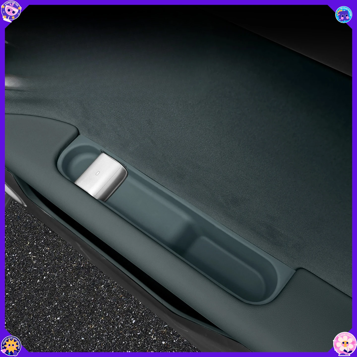 Car Interior Accessories For Nio Firefly 2025 Silicone Anti Slip Door Gate Slot Pad Storage Liner Non-Slip Decor Mats