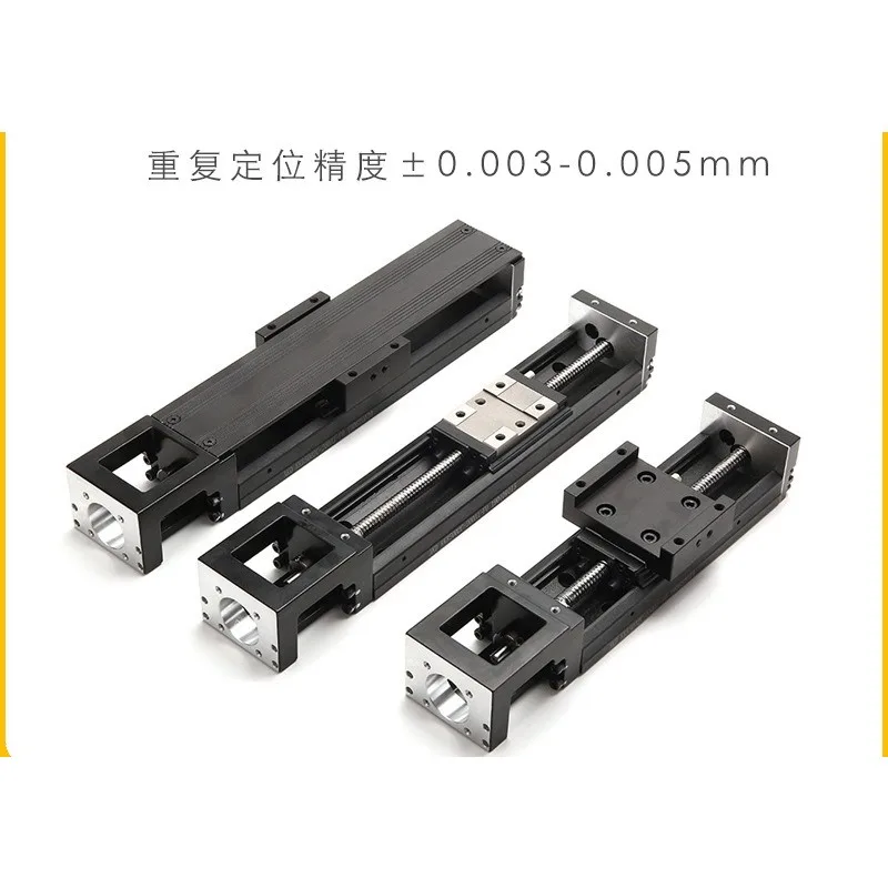 High-precision Precision Linear Screw Slide Table, Industrial Bearing Steel Upper Silver KK60 Module