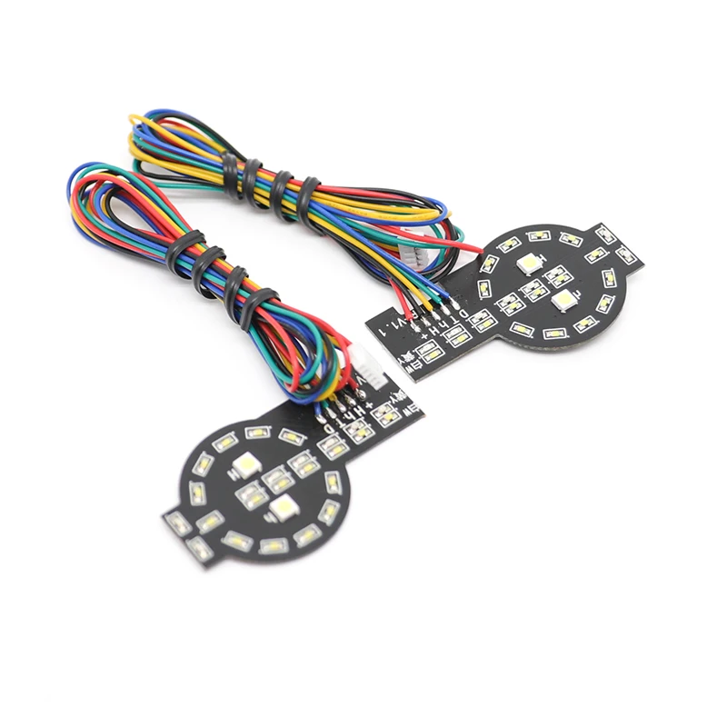 AS96-LED Light System Front & Rear Lamp Group For Traxxas TRX4 2021 Bronco 1/10 RC Crawler Car Turn Signals Brake Lights
