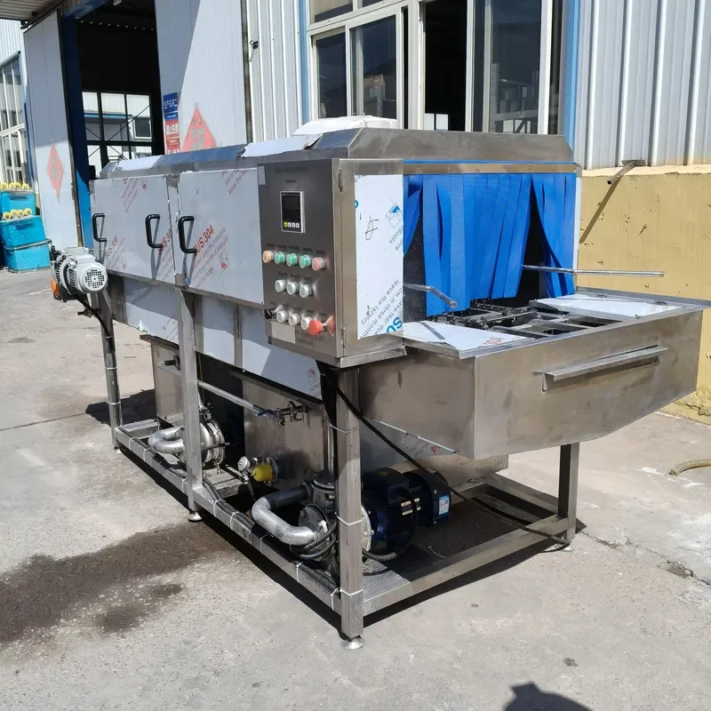 [2026] Industrial Crate and Basket Washing Machine High Pressure Automatic Cleaning Equipment for Food Meat and Vegetable