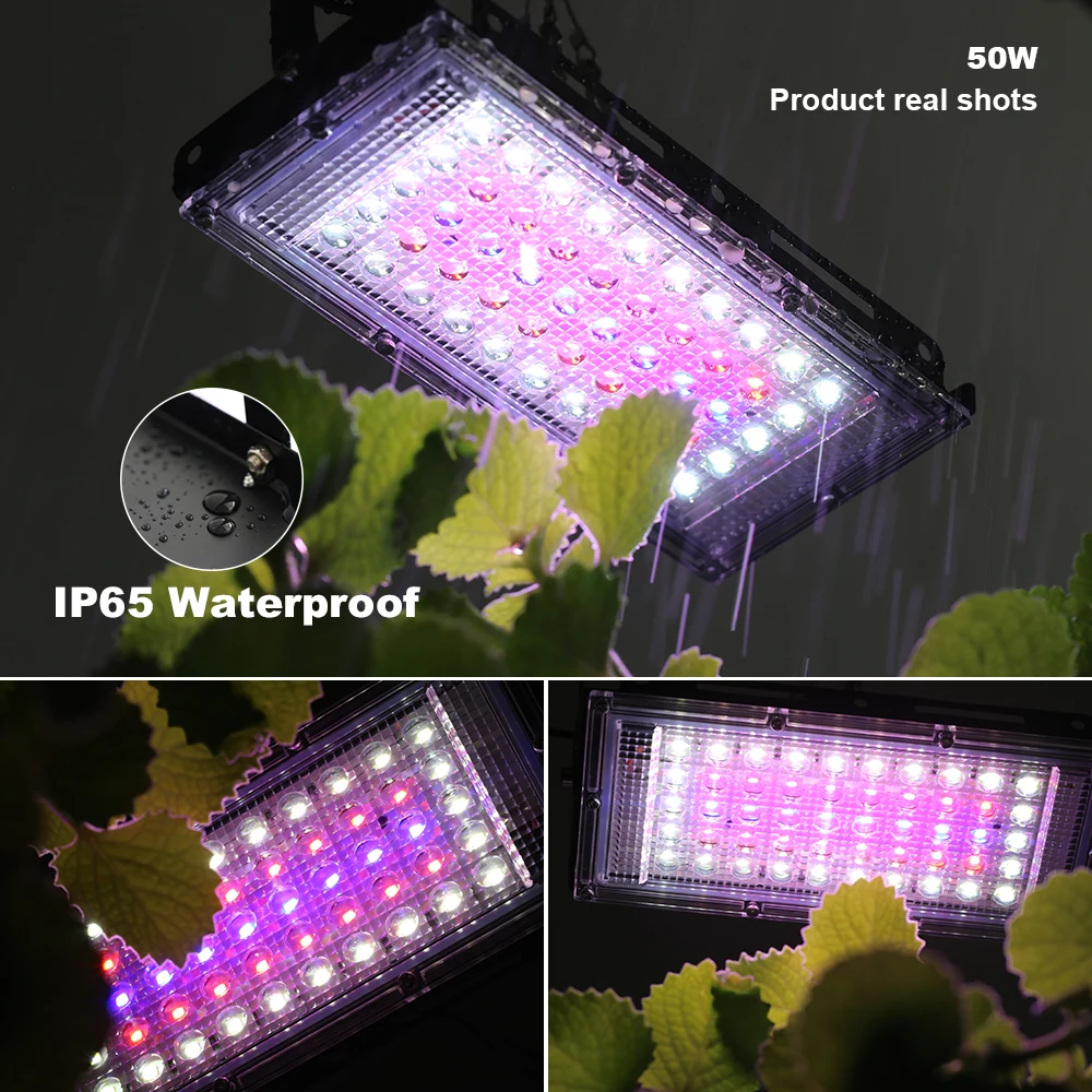 LED تنمو ضوء Phytolamp للنباتات USB 5 فولت Sunlike كامل Specturm أضواء النبات سطوع قابل للتعديل الكاشف المائية IP65