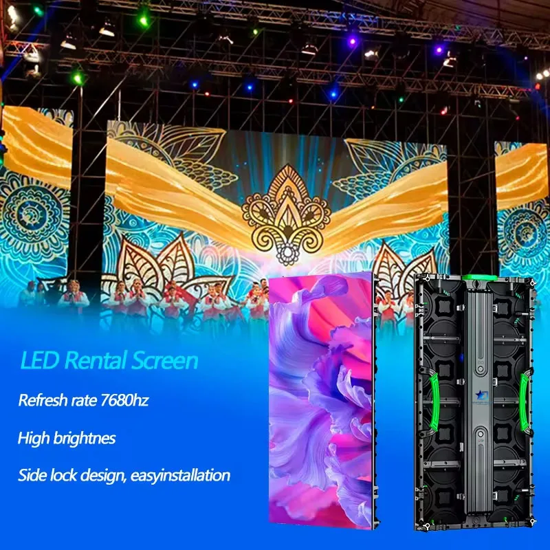

Best seller indoor and Outdoor Stage Background Led Video Wall P2.6 P2.9 P3.91 P4.81 Seamless Splicing Rental Led Display Screen