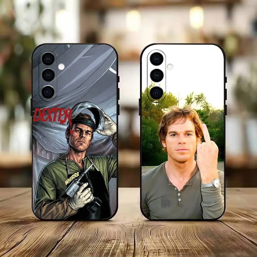

D-Dexter Morgan Black Soft Silicone Phone Case for Samsung A73 20,21,22,31,32,52,53,72