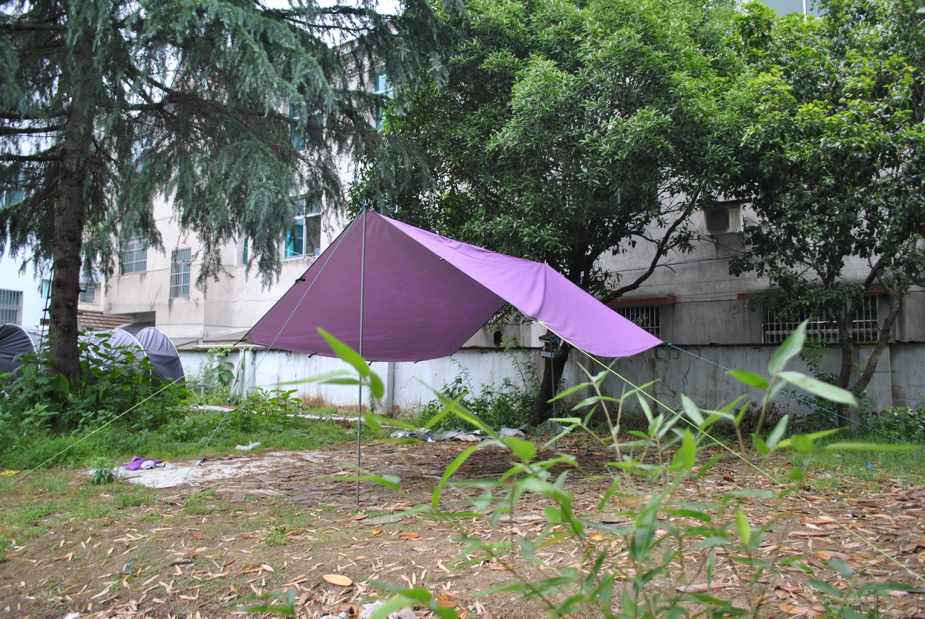 Tenda con telone multifunzionale di vendita calda, grande telone da campeggio CZX-597, telone amaca, mosca antipioggia per amaca per 3-4 persone, te