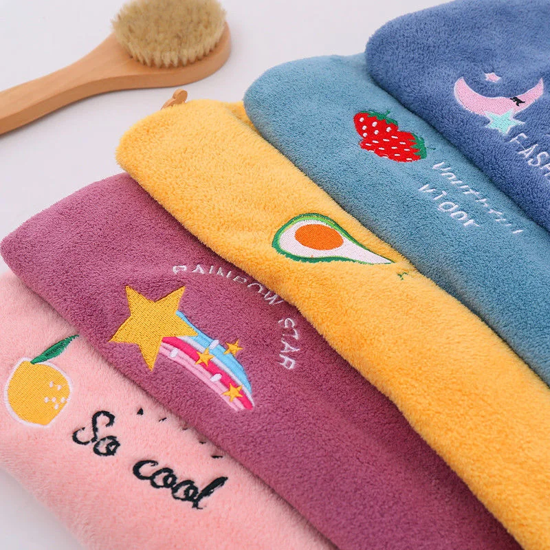 Women Girl's Magic Microfiber Shower Cap Towel Bath Hats for Women Dry Hair Cap Quick Drying Soft for Lady Turban Head