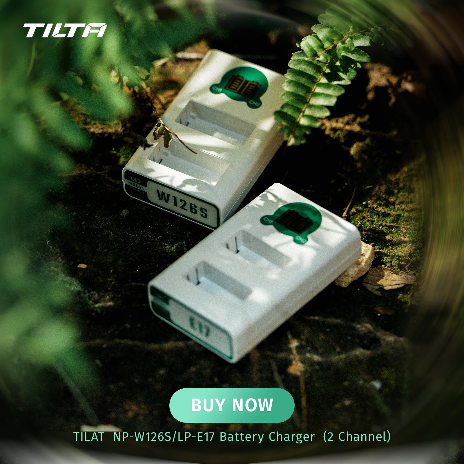 TILTA NP-W126S LP-E17 Battery Portable Charging Station for Fujifilm Charger Fuji X-Pro1 XT1 for Canon EOS R8 RP R50 R100 250D