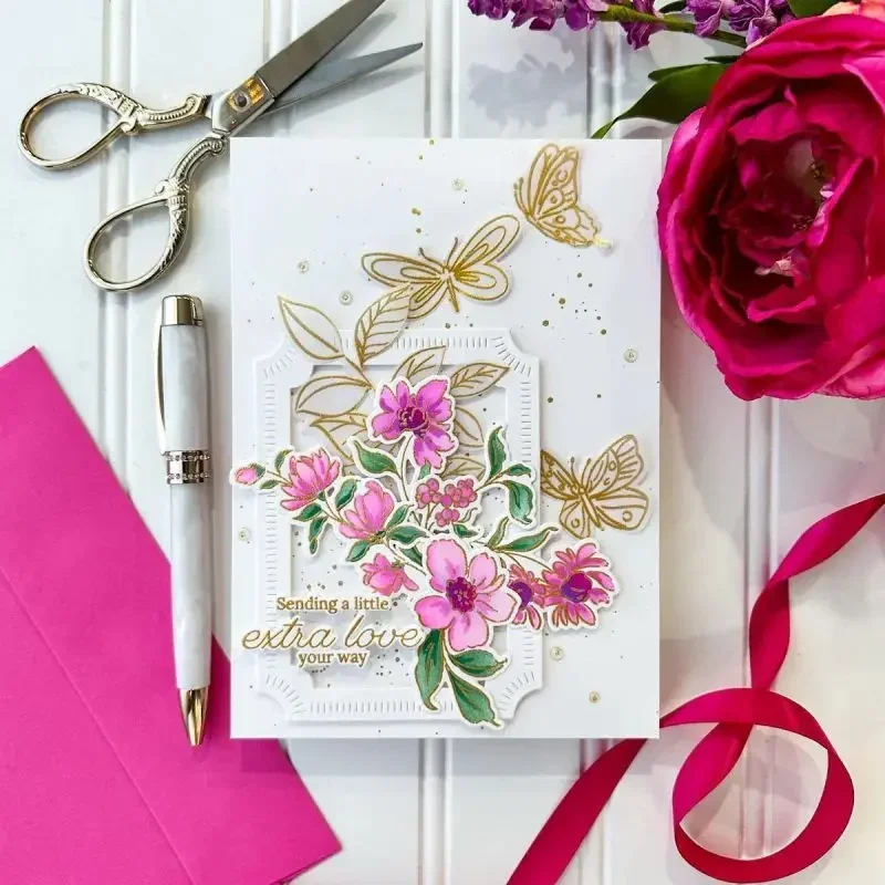 Piggy Craft metal cutting dies cut die mold Dotted line irregular frame Scrapbook paper craft knife mould blade punch stencils