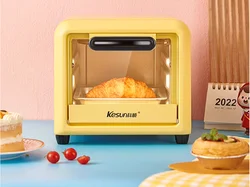 kesun small HOUSEHOLD Electric Oven Home Mini Double Layer Multi functional Cake Baking Oven entry-level  yellow 230V 5L