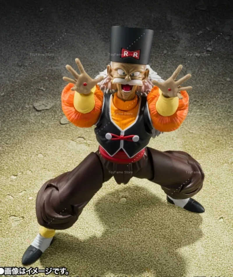 En stock, figura de acción original de Bandai S.H.Figuarts Dr. Gero Android 20 SHF Dragon Ball Z, regalo de colección