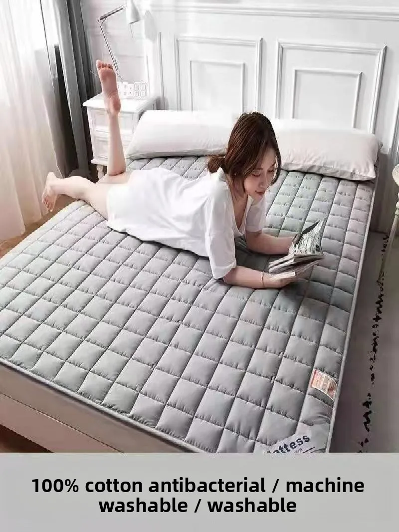 

Thin Matress Protector Pad Tatami Non-Slip Protective Pad for Students Dormitory Single Bed Quiltable Bedding Accessories