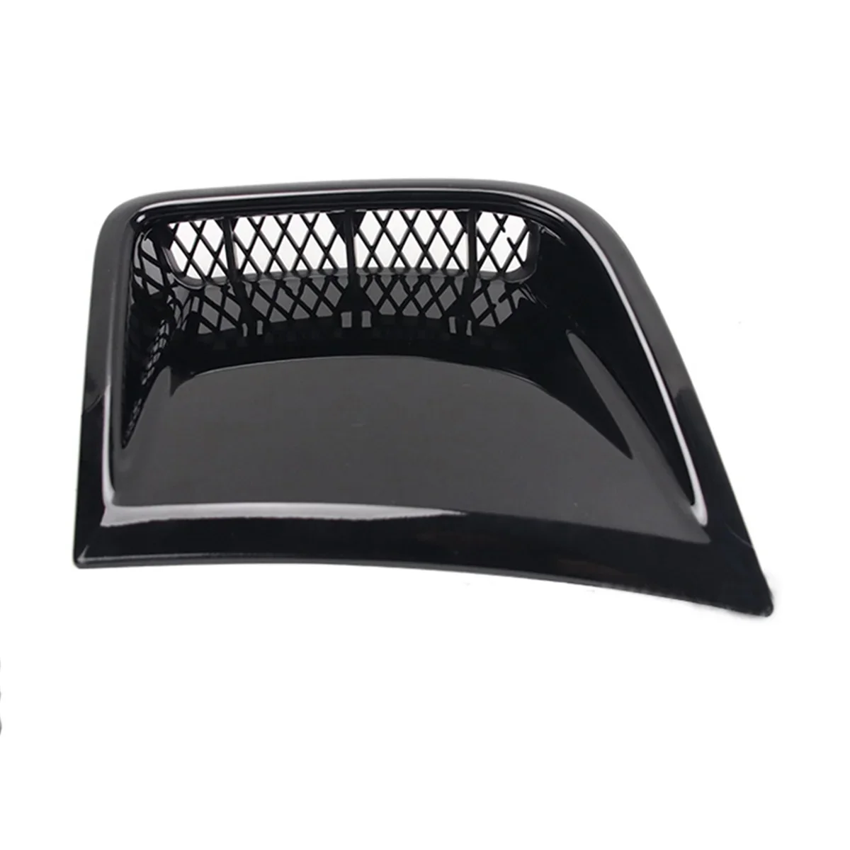 For Subaru STI WRX GRB Wagon 10th 2008-2014 Glossy Black Engine Hood Fender Outlet Cover Front Bumper Air Vent Trim