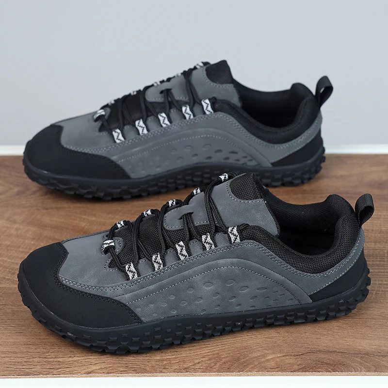 Fashion Unisex Wider Shoes Breathable Mesh Men Barefoot Wide-toed Shoes New Flats Soft Zero Drop Sole Wider Toe Sneakes Big Size