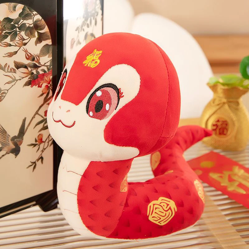 20/25/30cm 2025 Snake Year Lucky Mascot Auspicious 