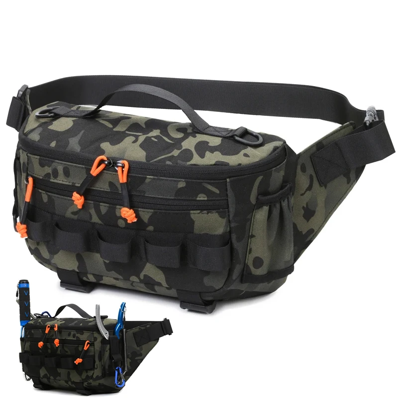 

Сумка для хранения рыболовных снастей — поясная сумка с регулируемыми широкими лямками, рыболовными снаряжениями, примаками, крючками и аксессуарами