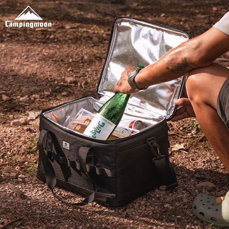 

CAMPINGMOON BC-300 insulation bag 18L outdoor food, ice pack, beverage refrigerator, fresh fruits and vegetables lock bag