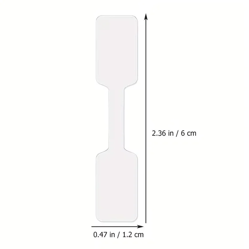 100pcs White Cable Labels - Self-Adhesive Writable Cord Tags for Office/School Organization, Easy Cable Management image 2