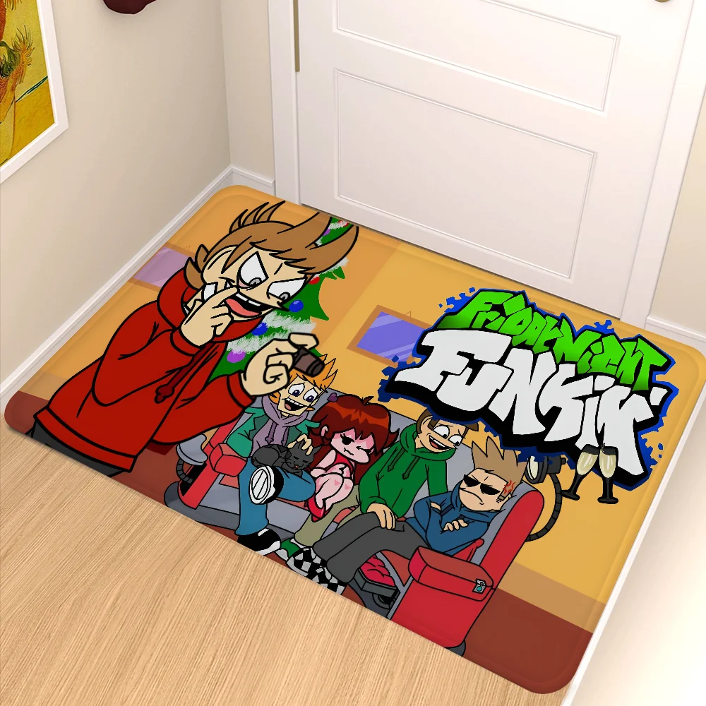 Eddsworld Floor Mat Rectangle Anti-slip Home Soft Badmat Front Door Indoor Outdoor Mat Welcome Doormat