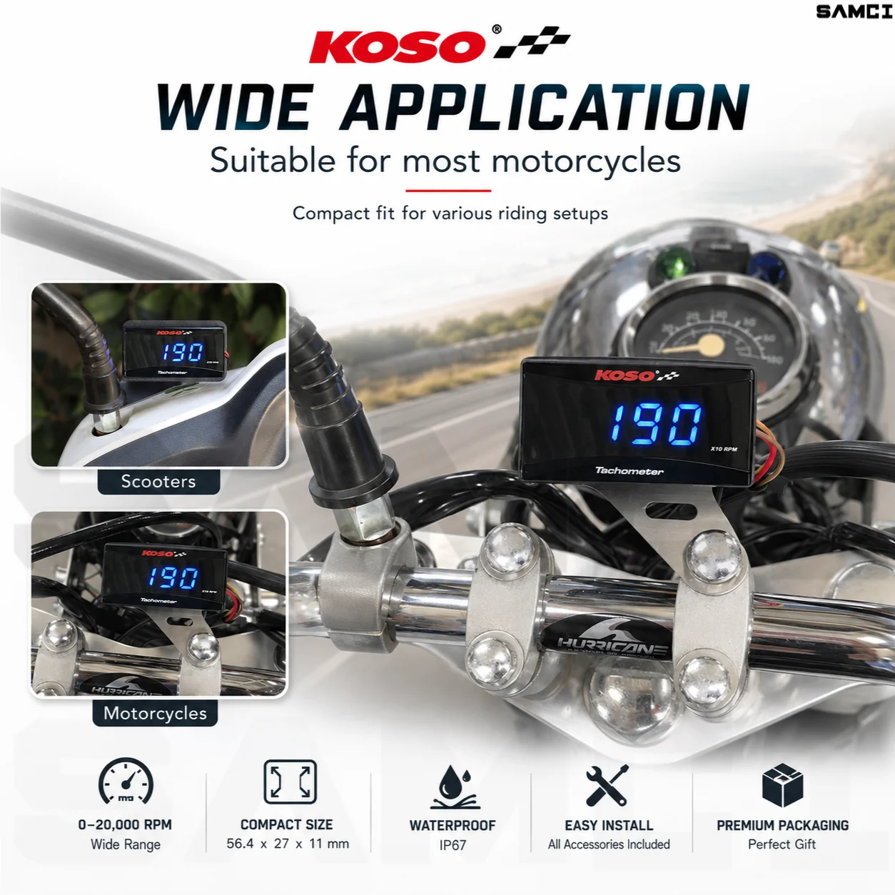 Thumbnail 2 - #25 Latest Motorcycle Speedometers Offers