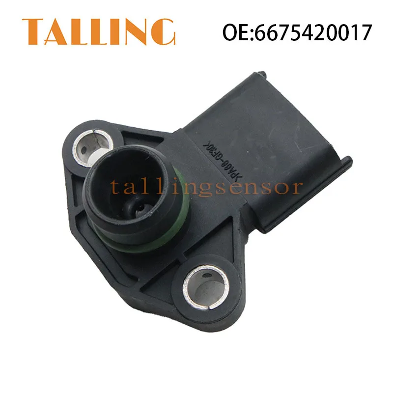 6675420017 MAP Intake Air Boost Pressure Sensor for 2006-2012 Ssangyong Kyron Actyon Rexton Stavic 2.0 2.7 XDi Only Euro4