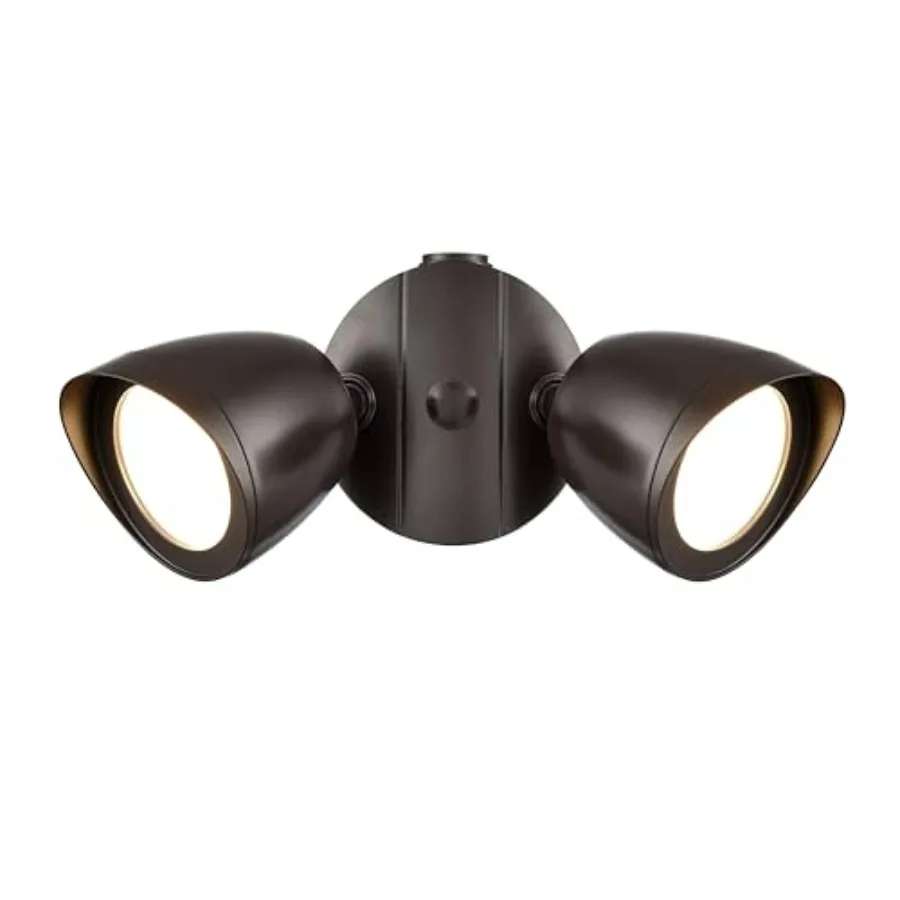 

Уличный светодиодный прожектор 4.25 High 2-Light с двумя источниками света, бронзовый, с порошковым покрытием, прочная отделка для улучшенной видимости и длительного срока службы