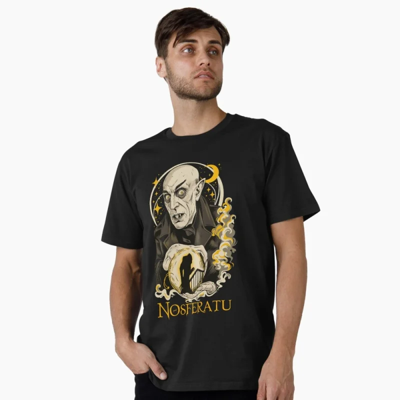 

Nosferatu – Gothic Vintage Horror halloween Gift t shirt Scream film Graphic clothes 100% cotton printed All size tops S-6XL