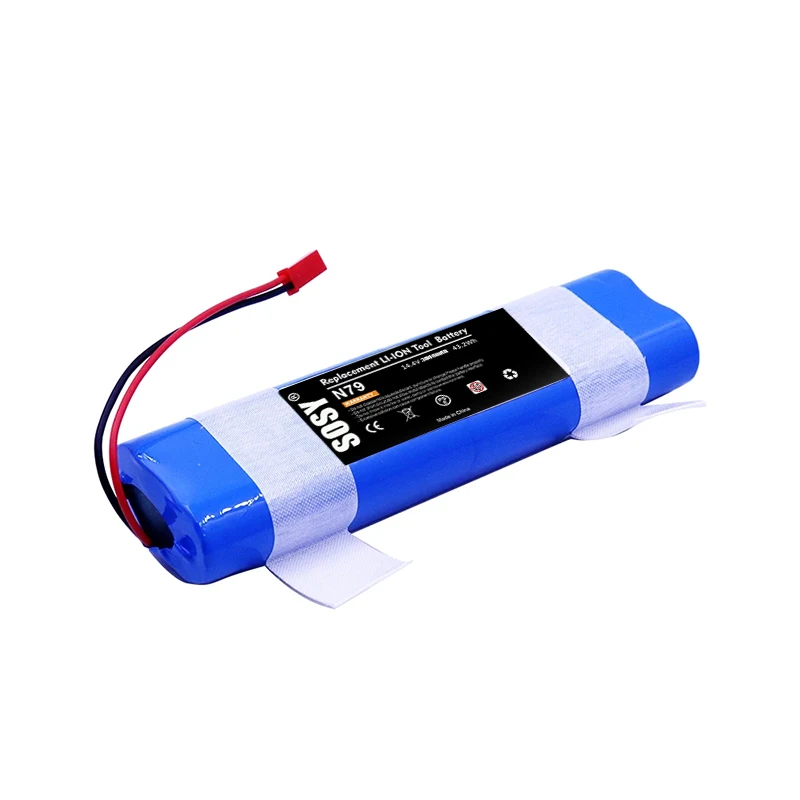 NEW 14.8V 12800mAh Good Quality Battery For ilife V50 V55 V8s V3s Pro V5s Pro V8s X750 Robot Vacuum Cleaner Battery 14.4V