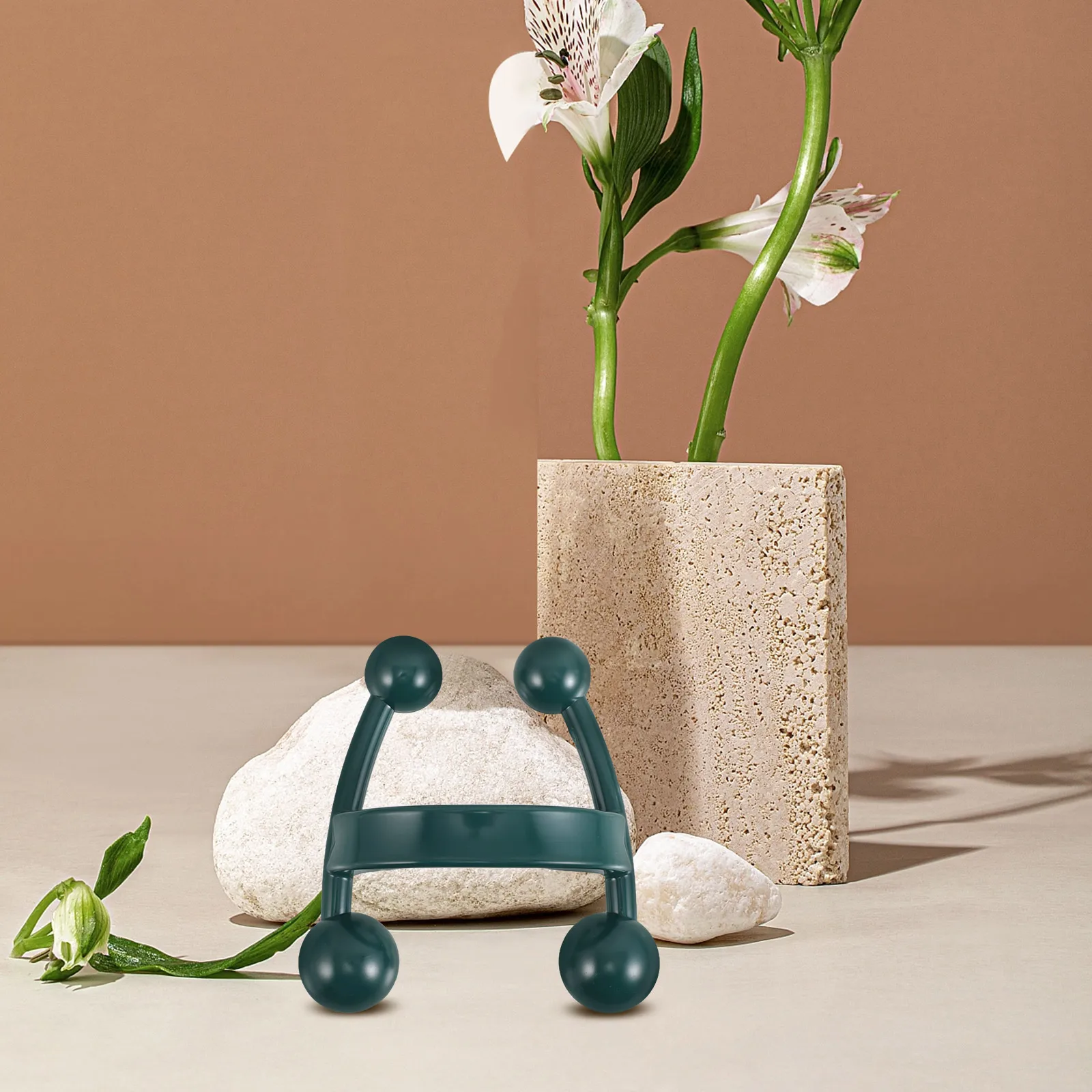 H-Shaped Compact Massage Ball For Deep Tissue Relief Portable Body Roller Tool Back Neck Leg Trigger Point Therapy Durable