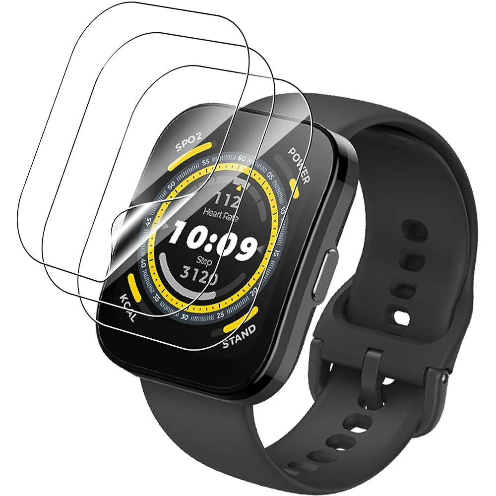 BEHUA طبقة رقيقة واقية ل Huami Amazfit Bip 5 SmartWatch واقي للشاشة هيدروجيل HD المضادة للخدش فيلم لا الملحقات الزجاجية