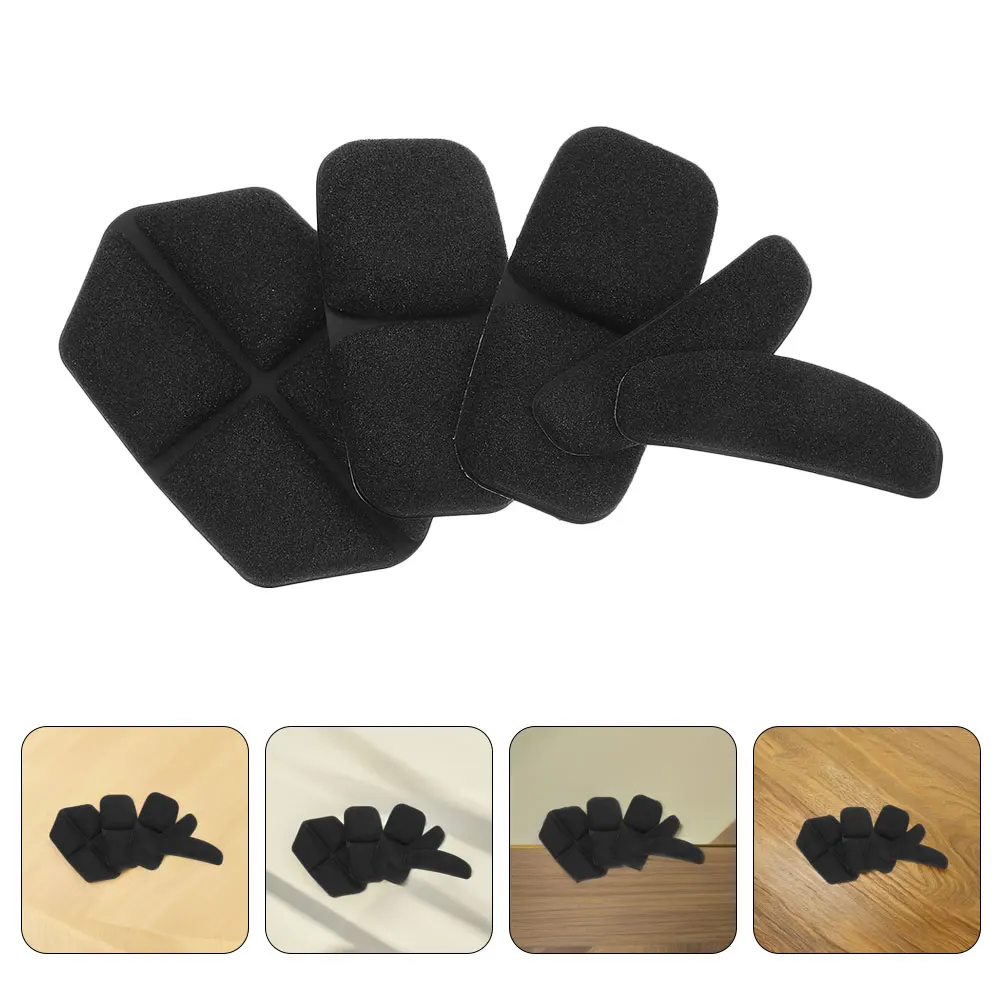 10pcs Pads Inserts Sponge: Self-Adhesive Bike Liner Pads Breathable Washable Sweat Absorbent Cycling Motorcycle