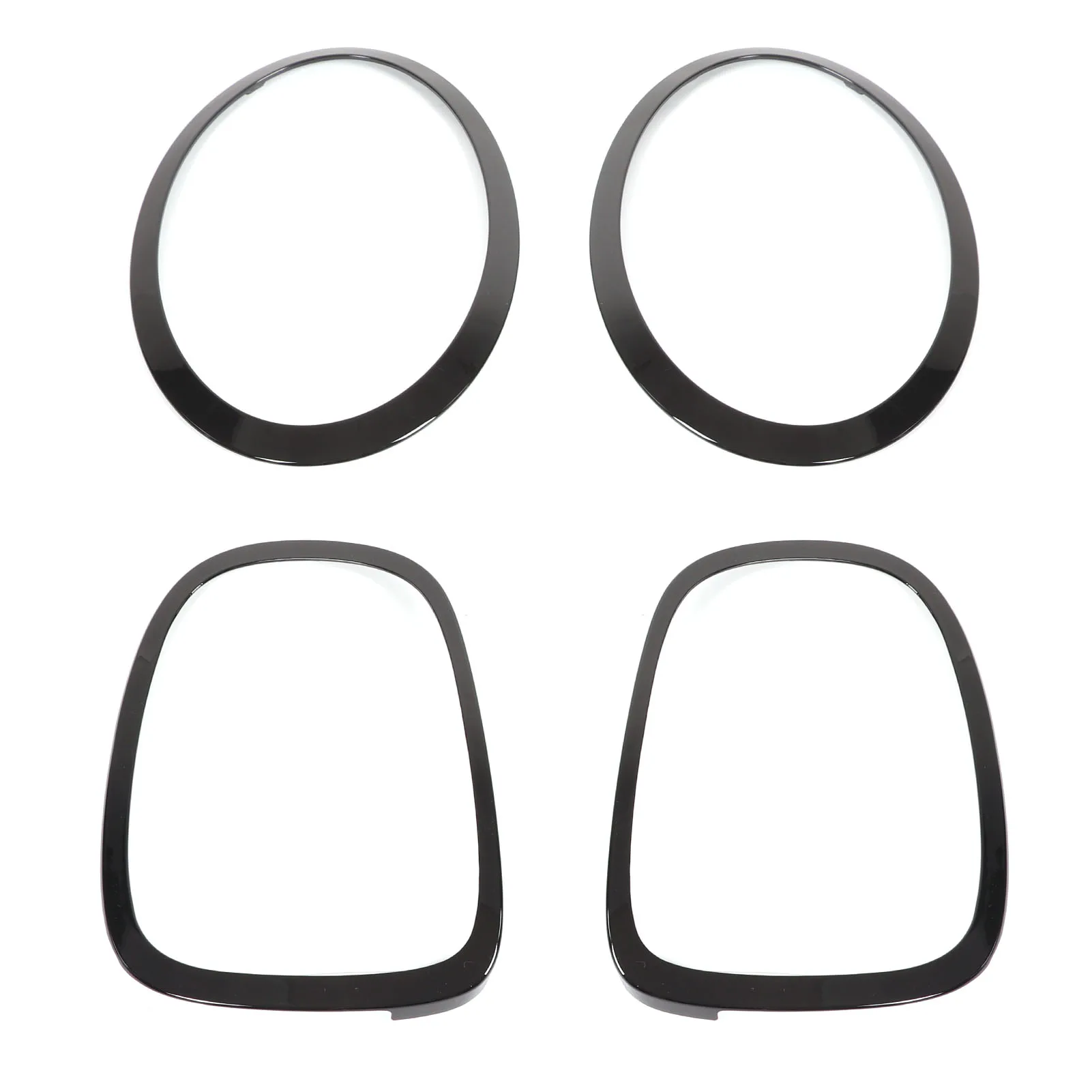 

Glossy Black Car Headlight Taillight Surround Cover Trims Auto Accessories Replacement For F55 F56 F57 One Cooper S JCW 2014+