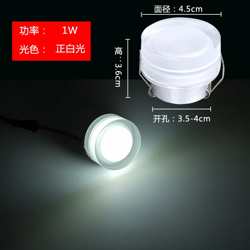 

recessed mini Spotlight 1w 3W LED ceiling light indoor 110v 220 volt small downlight with driver