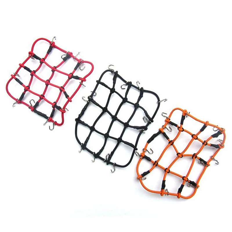 RC Car Parts Accessories Elastic Luggage Net for 1/12 MN D90 D99 MN99S,Red