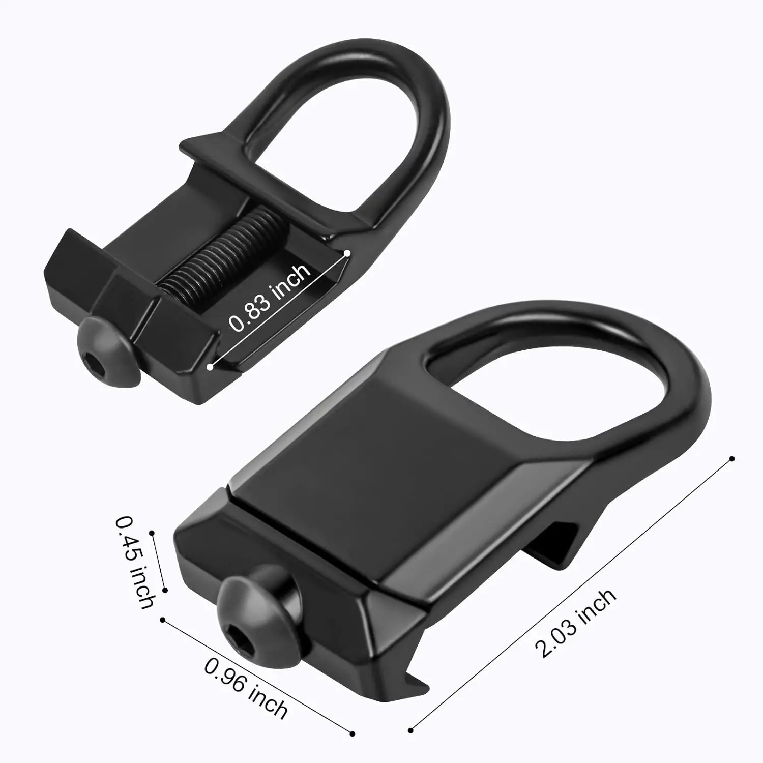 Tactical Quick detail RSA GBB Buckle QD Sling Steel Mount Attachment Adapter Fit 20mm Rail Hunting Airsoft Rifle Gun accessori