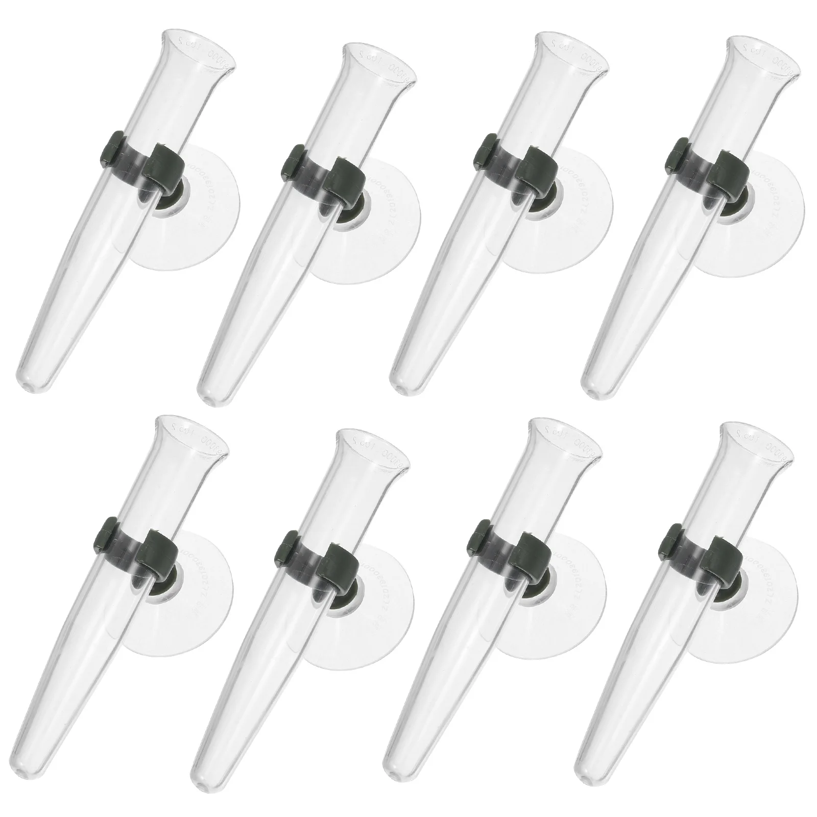 

8pcs Flower Stem Holder Floral Water Tubes Freshness Preservation Transparent Container Easy Maintenance Vase for Flower