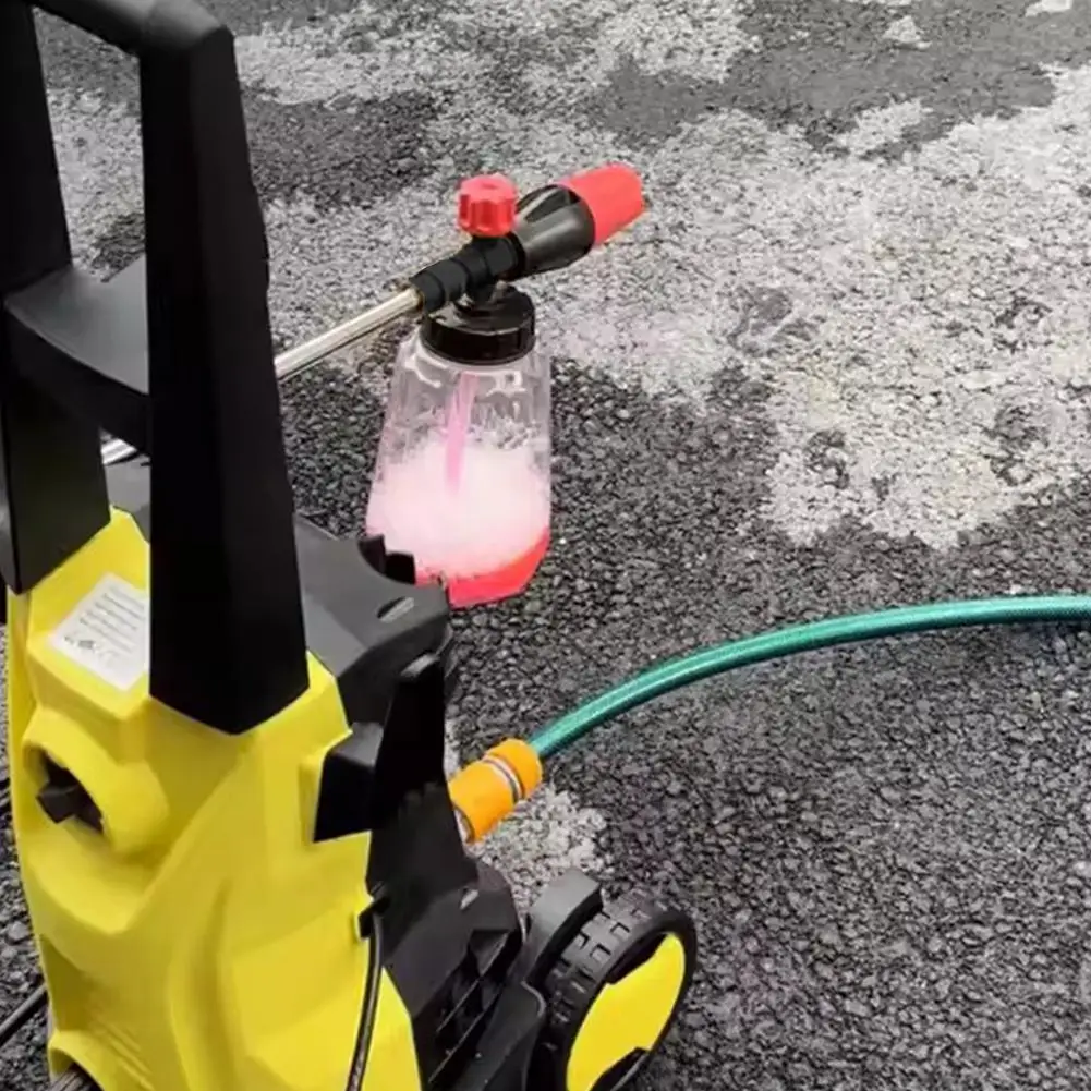 

High Pressure Washer Gun Spray Gun 1/4 Inch Quick Foam Wash Adapter Spray Karcher Nozzle Car With Accessories Spray Lavor W5V4