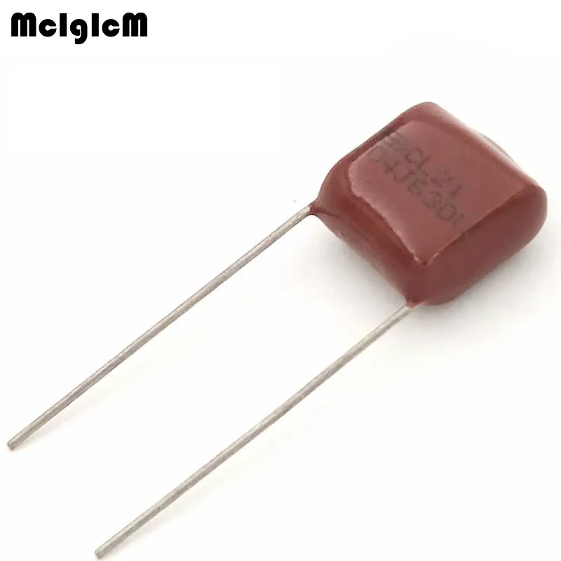 1000 pcs100nF 104 630V  CBB Polypropylene film capacitor pitch 10mm 104 100nF 630V