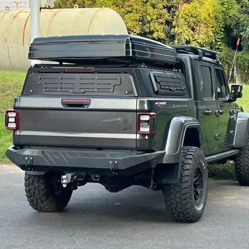 

Windows Steel Dual Cab Hardtop Waterproof 4X4 Hard Tonneau Pickup Truck Bed Canopy Cover for Gladiator accesorios coche