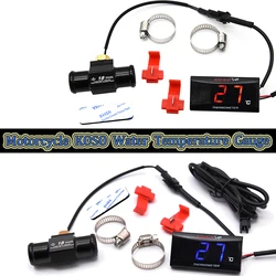 Motorcycle Water Temperature Gauge for Koso Temperature Sensor Mini Temp Meter for XMAX300 CB400 MT 07 09 Sensor Scooter Racing