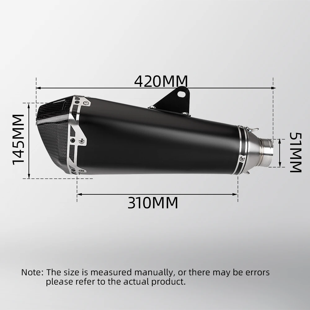 For CFMOTO CF450sr Motorcycle Exhaust Muffler Modified Pipe Connection Middle Tube Link full exhaust muffler styem