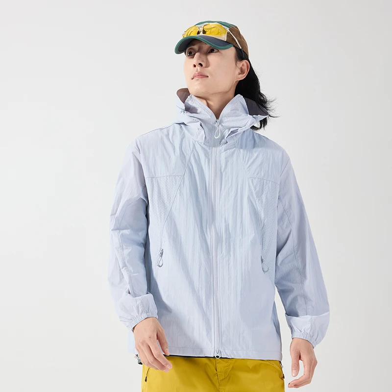 Summer Fashion Loose Fitting UV Resistant Breathable Quick Drying Sun Protection Skin Clothing Couple's Sun Protection Jacket