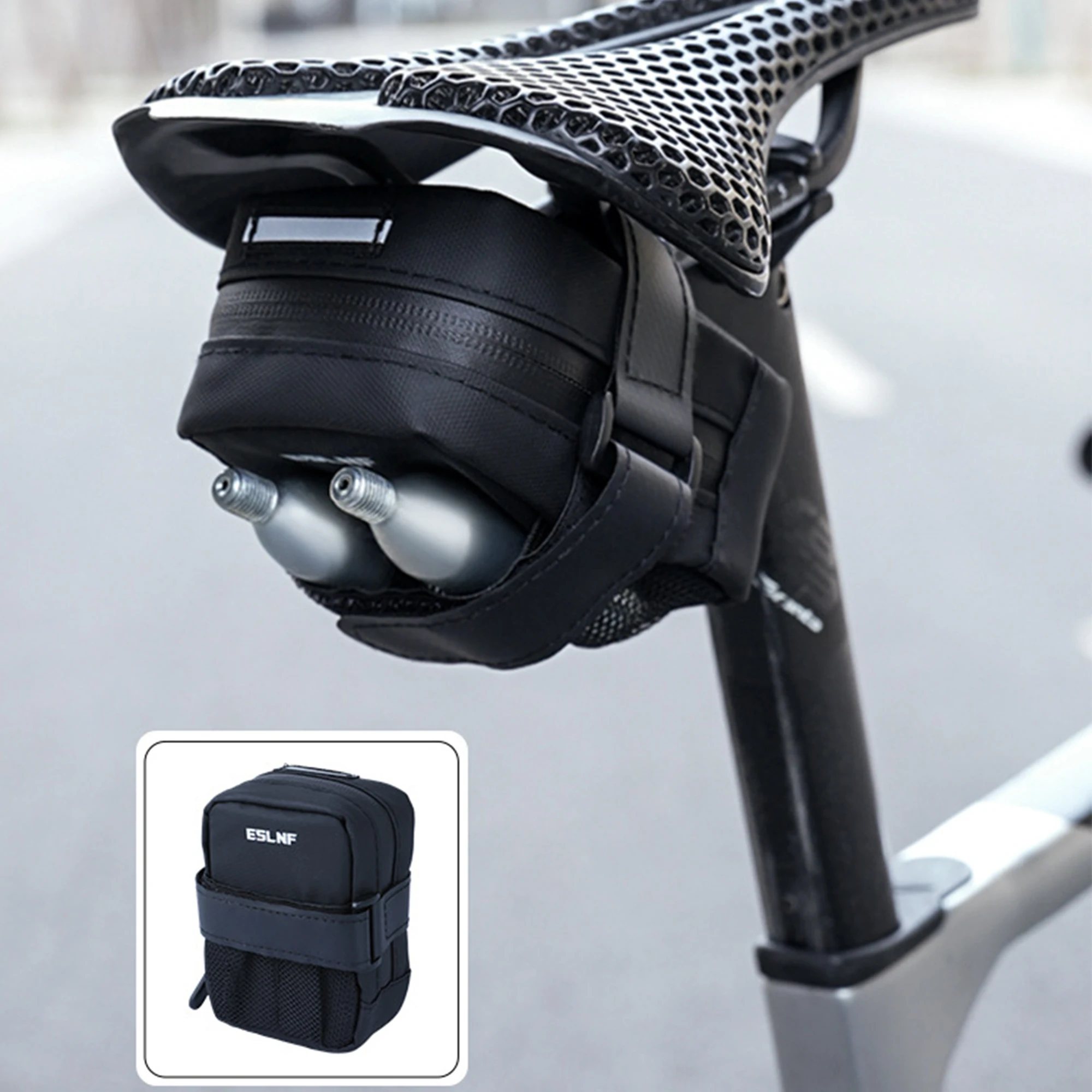 

Waterproof Mountain Bike Saddle Bag Under Seat Tool Pouch Easy Install Rear Storage for Road MTB Cycling Bike Accessories