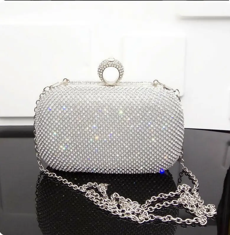 Evening Clutch Bags Diamond-Studded Evening Bag With Chain Shoulder Bag Women's Handbags Wallets Evening Bag For Wedding purse