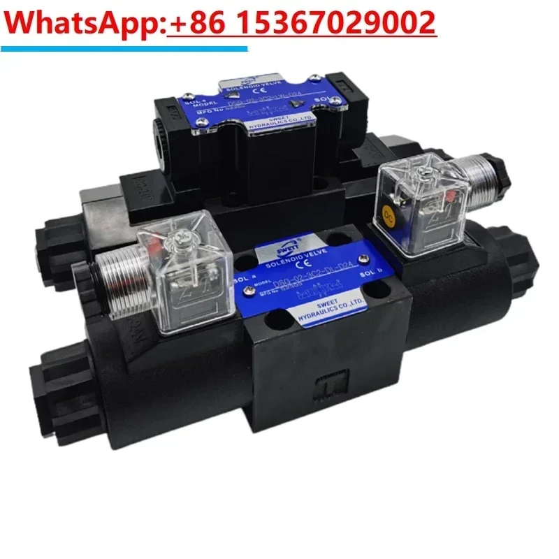 SWETT hydraulic solenoid valve DSG-02-3C2-DL-D24 3C4 3C6 2B2 2D2 directional valve A220LW