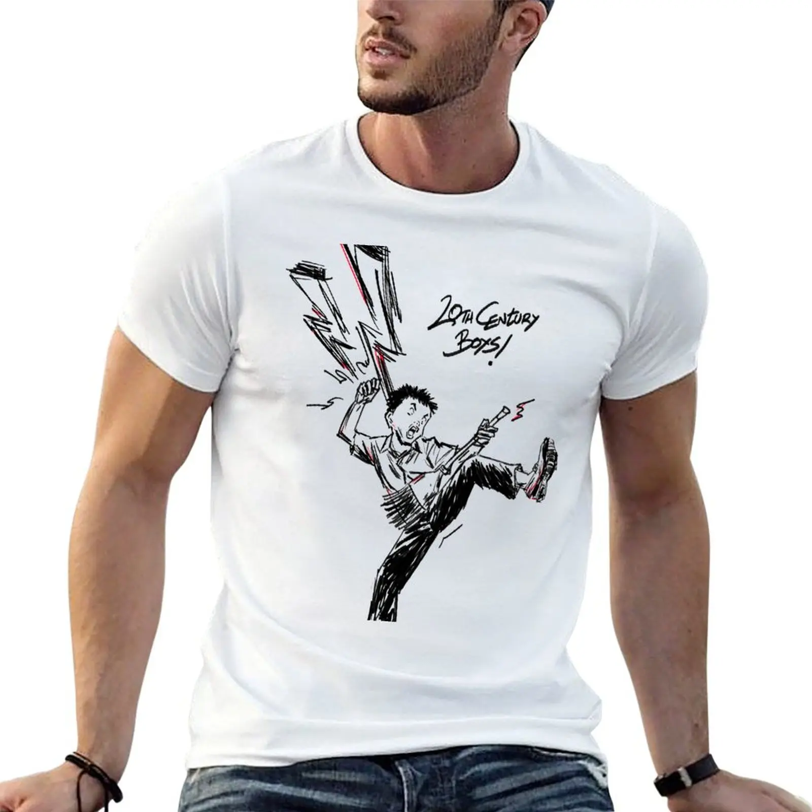 Camiseta 20th Century Boys - Endo Kenji, camisetas con estampado personalizado para hombre, camiseta de algodón