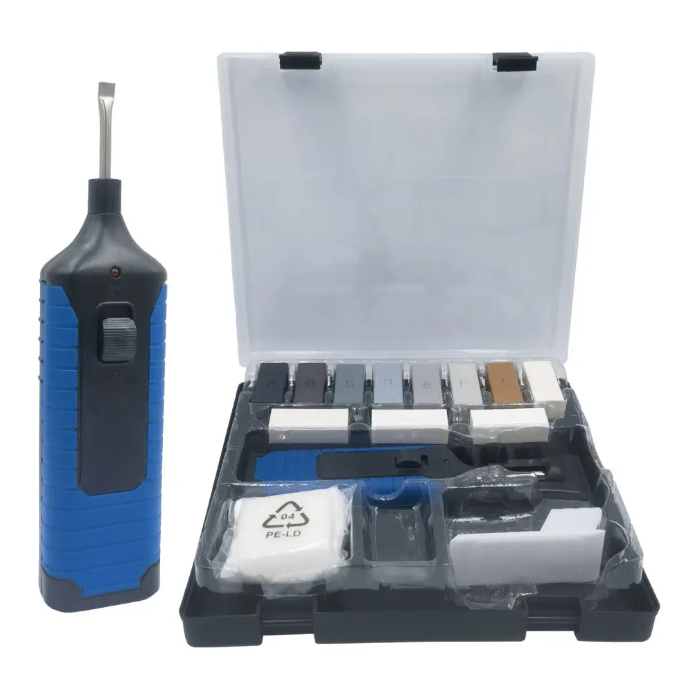 Wood Floor Repair Kit Laminate Scratch Filler Restoration Tool Set Professional Home Furniture Vinyl Tile Damage Fix System