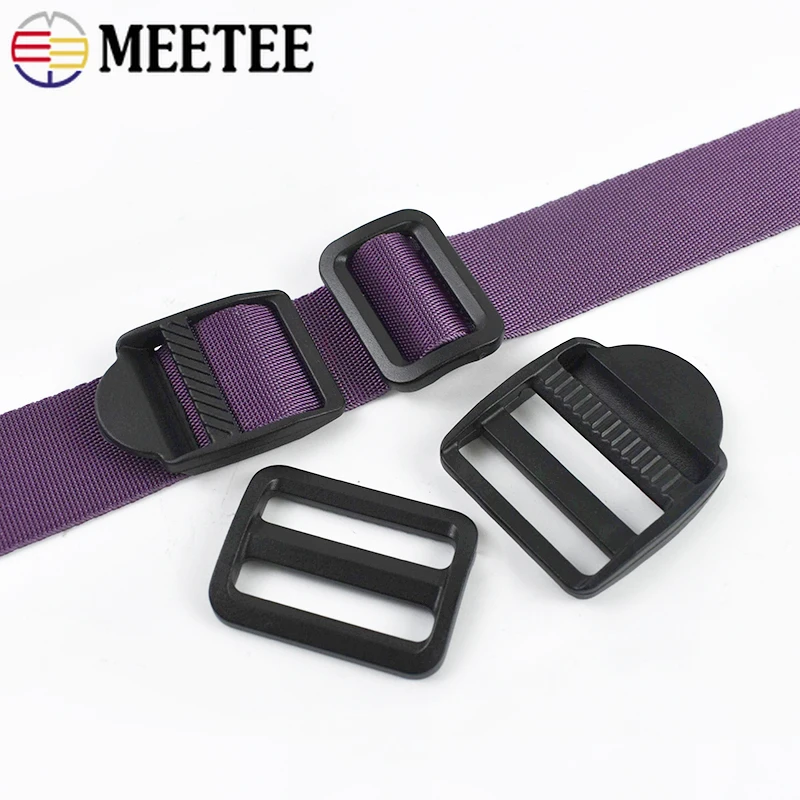 

20-50Pcs 20-38mm Plastic Tri Glide Slider Buckle Backpack Luggage Belt Crafts Fastener Webbing Strap Adjuster Replacement Parts