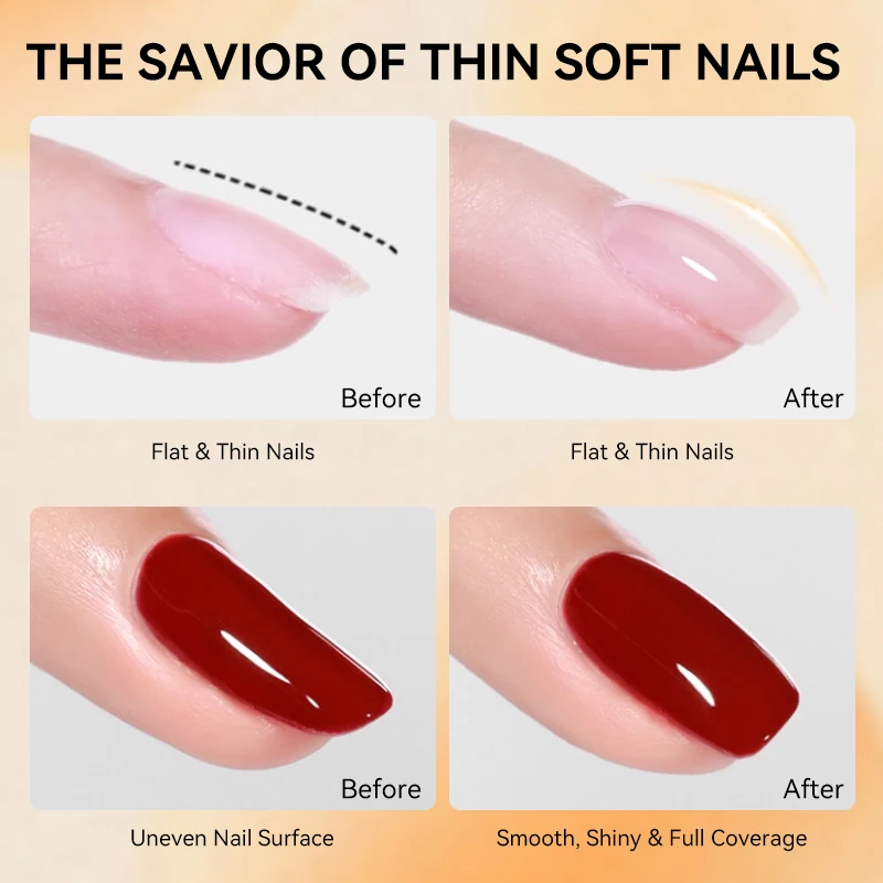 UR SUIKER 15 ml 9 IN 1 Basis Gel Versterking Gel Nagellak Efficiënte Functie Building Lijm Lijm voor Nail tips Decoratie