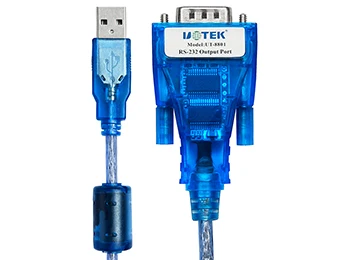 Konwerter USB 2.0 na RS232 z chipsetem FTDI, bez zasilania zewnętrznego, interfejs RS232, do zastosowań przemysłowych, UOTEK UT-8801 RTS