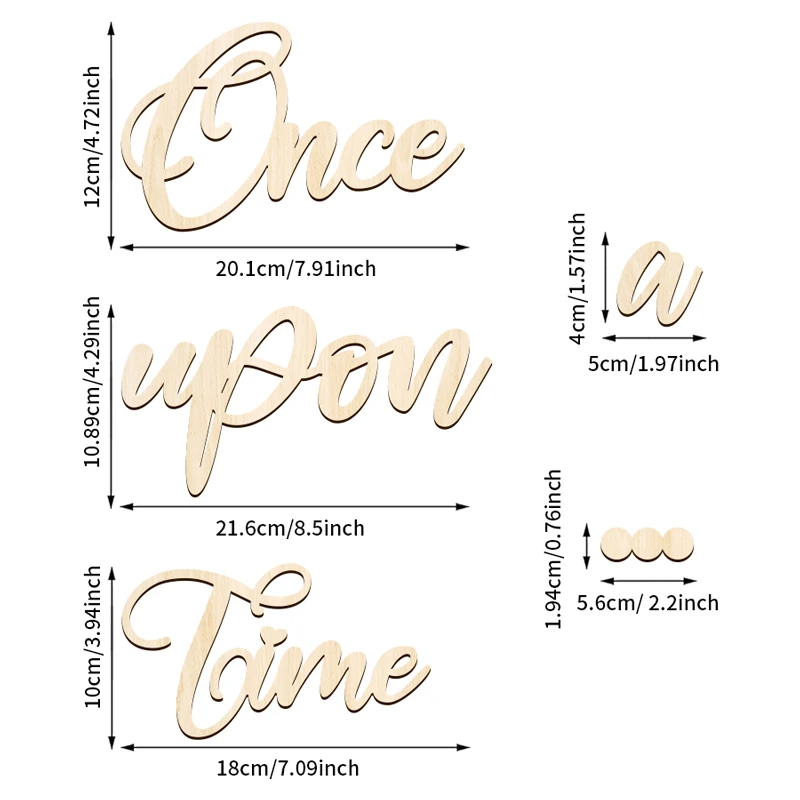 Once Upon A Time Sign Wall Lettering Wooden Nursery Sign Nursery Playroom Decor Wall Art Bedroom Decor Wood Playroom Sign